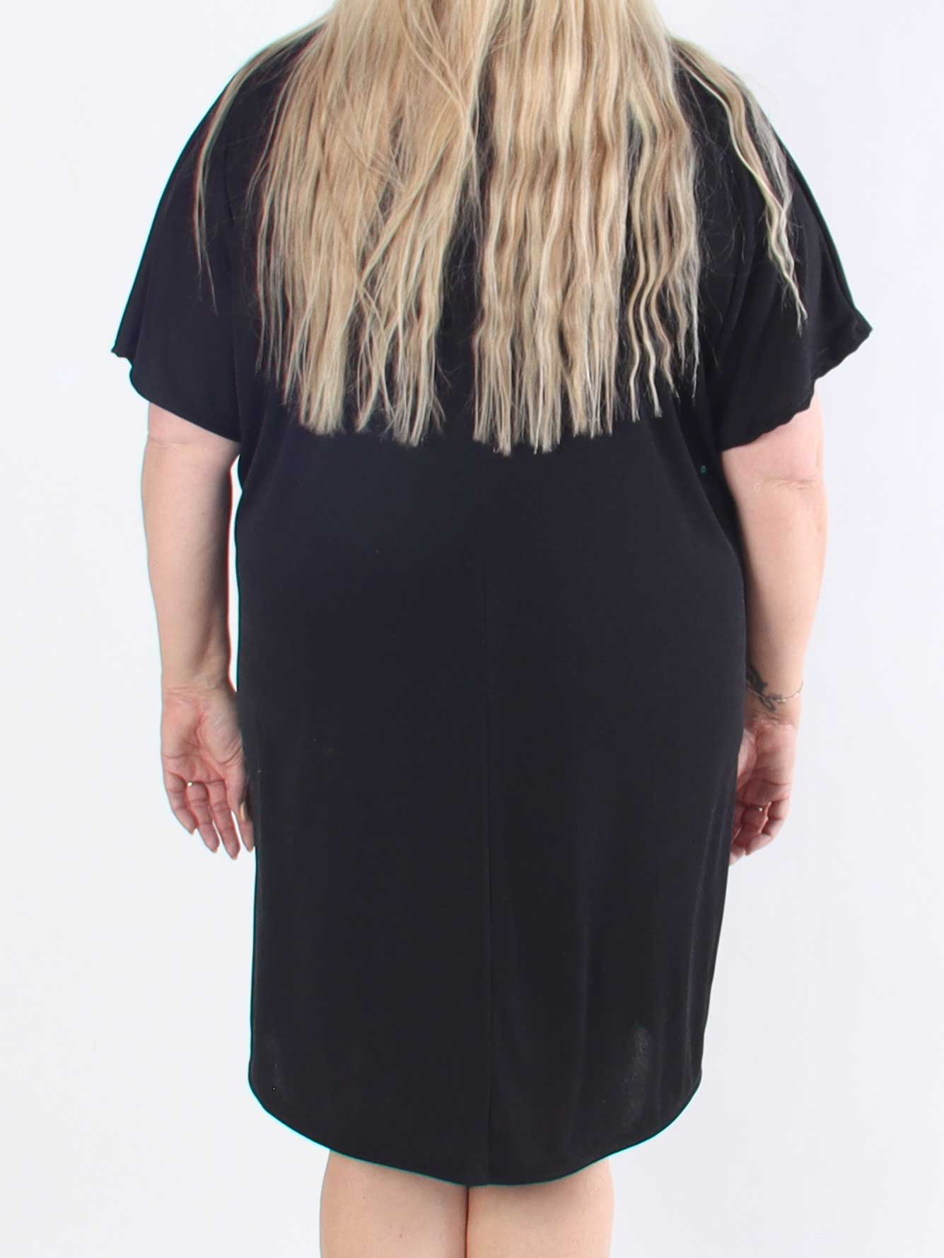 Phoebe - Viskose plus size tunikakjole similisten